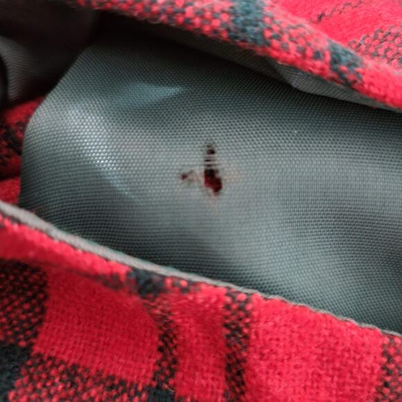 Vintage Saba Tartan Dress Red Matching Shawl Wool Plaid 70s Maxi Set Size Medium - Picture 14 of 15